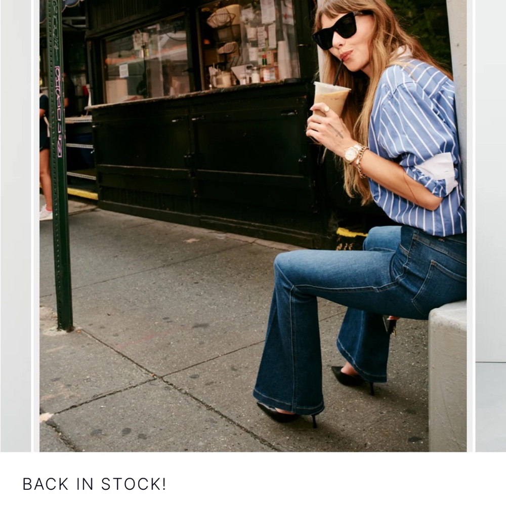 Women's Blue Flared Jeans